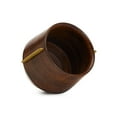 thumbnail image 2 of Two's Company Milo Mango Wood Bowl W/Brass Accent (Food Safe) - Mango Wood/Brass, 2 of 2