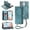 Blue, variant on Suitable for IPhone13Pro/IPhone13Promax/IPhone13mini Wallet Phone Case iPhone13 Lanyard Case Split Multi-function Flip Leather Case