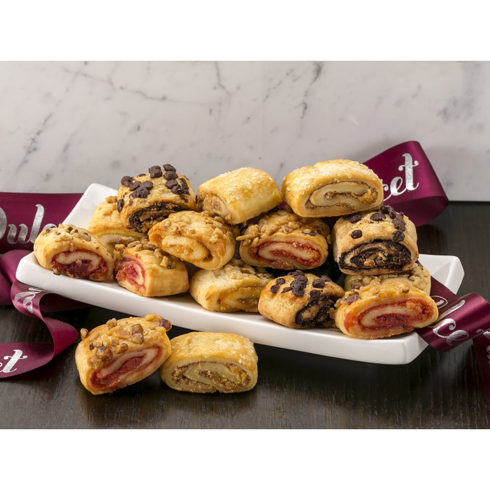 Dulcet Gift Baskets All Flavored Flaky Rugelach Gift Tin