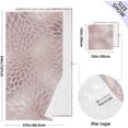 thumbnail image 3 of Rose Gold Abstract Floral Cotton Towel Set 2 Piece, 1 Bath Towels 1 Washcloth, Soft Fast Dry Absorbent Face Hand Towel for Bathroom Hotel Gym Spa and Beach, 3 of 7