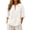 Beige, variant on Cotton Linen Women Blouses V Neck Plain 3/4 Sleeve Casual Blouses for Women Pullover Shirts Lightweight Loose Fit Tunic Tops, Beige, L