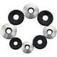 thumbnail image 1 of Juego de 50 arandelas, KkvoGmle, acero inoxidable/caucho, plata/negro, 1 of 3