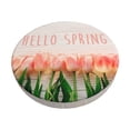thumbnail image 2 of Round Bar Stool Seat Covers, Hello Spring Elastic Round Chair Cover Stool Seat Slipcover Bar Stool Cushions Round Pad for 12-14 inch, 2 of 7