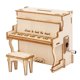thumbnail image 5 of Rompecabezas de madera 3D para adultos, kit de modelo de piano, instrumento musical, regalo de cumpleaños. Estilo B, 5 of 9