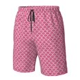 thumbnail image 4 of Balery Fish Scales Traje de Baño Estilo Hawaiano para Hombre, Shorts de Secado Rápido con Bolsillos-3X-Large, 4 of 6