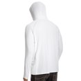 thumbnail image 6 of Men’s UPF 50+ Hoodie Shirt with Mask Long Sleeve Permanent UV Sun Protection Neck Gaiter Performance T for Outdoor, 6 of 9