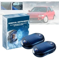 Electromagnetic Car Snow Removal Device,New Solar Drive Snows Removal for Cars,Anti-Freeze Electromagnetic Car Potable Snows Efficient Removal Device,Practical Winter Gifts for Drivers