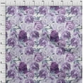 thumbnail image 4 of oneOone Cotton Cambric Purple Fabric Floral Sewing Material Print Fabric By The Yard 42 Inch Wide-FS, 4 of 6