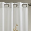 thumbnail image 3 of Madison Park Cecily Panneau de Fenêtre en Polyester Burnout Blanc/jaune, 3 of 8