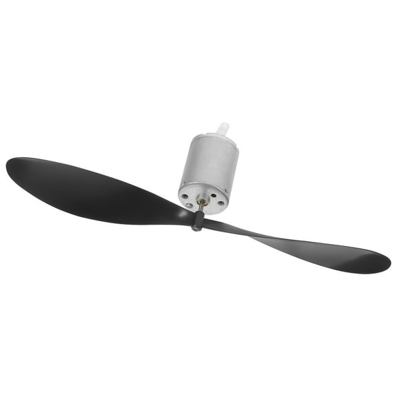 Siliaire 1Set Compact Black Mini Wind Turbine Generator for Scientific Experimentation and Outdoor Camping
