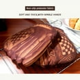 thumbnail image 3 of Heat Resistant Thick Cotton Oven Mitts, Soft Quilted Lining, Durable Flexible Gloves, Protect Hands from Hot Kitchen Surfaces, Cooking Mitt for Baking Sheet, 3 of 6