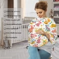 thumbnail image 4 of Haiem Boho Bunny Baby Nursing Cover & Nursing Poncho - Multi Use Cover for Baby Car Seat Canopy, Stroller Cover, 360°Full Privacy Breastfeeding Coverage, 4 of 9