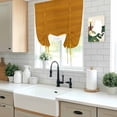 thumbnail image 5 of Ombre Orange Waves Tie Up Curtains for Windows, Adjustable Balloon Window Shades, Abstract Art Gradient Modern Kitchen Window Treatments Adjustable Roll Up Curtain for Basement/Nursery 52"x45", 5 of 8