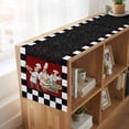 thumbnail image 6 of Table Runners 90 Inches Long Dress Scarves, Chef Farmhouse Coffee/Dining/Kitchen Table Runner for Living Room, Cartoon Cute Watercolor Cooking Black Plaid 13x90 Inch, 6 of 9