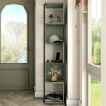 thumbnail image 6 of Furniture of America Cirion Modern Wood 5-Shelf Corner Bookcase in Sage Green, 6 of 11