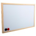 thumbnail image 3 of Office Works Small Wooden Magnetic Dry-Erase Whiteboard, 3 of 5
