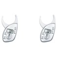 thumbnail image 2 of Calibrador de grasa corporal digital Eigraketly Plata 2Conjunto, 2 of 6