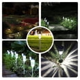 thumbnail image 4 of 24 Pack Solar Pathway Lights Outdoor Waterproof Outdoor Solar Lights for Garden, Landscape, Path, Yard, Patio, Driveway, Walkway, 4 of 10