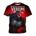 thumbnail image 1 of Kids Boys Venom Printed Short Sleeve Tops Basic Tee Casual, 1 of 1