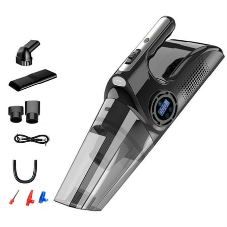 

Thinsont 120W Car Vacuum Cleaning Machine Rechargeable with LED Light Inflator Air Electric Wet Dry Clean Device Accessories Type 3