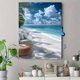 thumbnail image 4 of Qisvanset 12x16 Inch Maldives Seascape Canvas Wall Art, Tropical Ocean Panoramic Exotic Home Wall Decor, 4 of 8