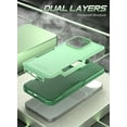 thumbnail image 6 of Poetic Neon Case for iPhone 15 pro, Dual Layer Heavy Duty Drop Protection, Mint, 6 of 6