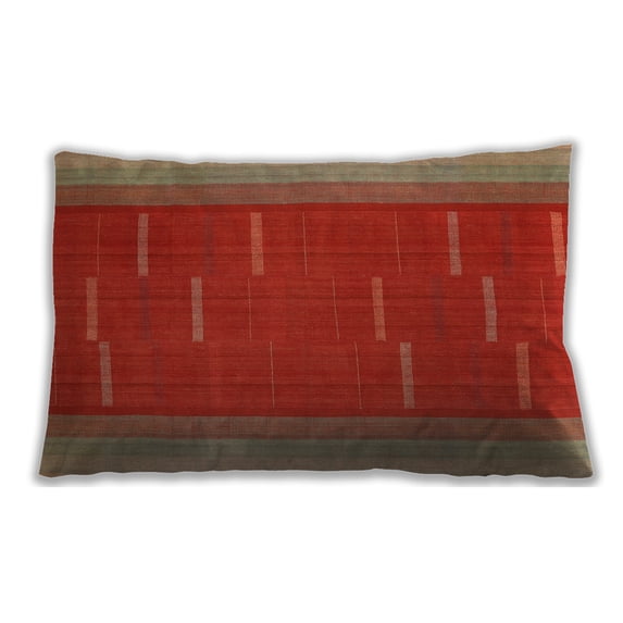 Ahgly Company Outdoor Rectangular Contemporary Lumbar Throw Pillow, 13 inch by 19 inch