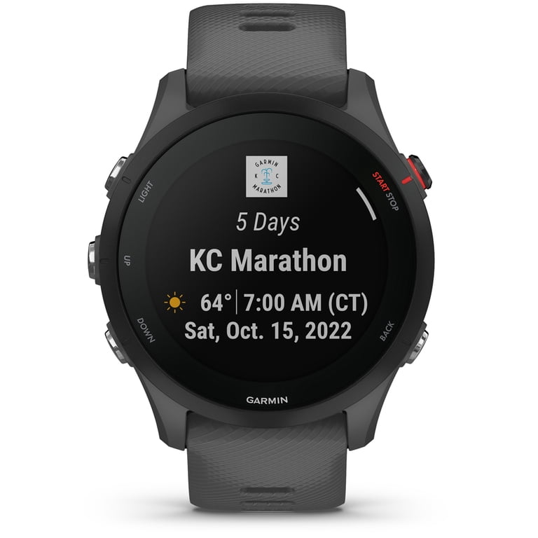 Garmin forerunner 255 (GPS) 33 mm Slate Gray Case with Slate Gray