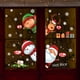 thumbnail image 4 of Pegatinas de copos de nieve navideños para ventanas de vidrio, calcomanías navideñas, decoraciones navideñas, calcomanías de renos de Papá Noel y copos de nieve para fiestas, pegatinas estáticas, 4 of 4