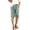 Green, variant on Girls Jeans Pants Letter Printed Elastic Waist Breeches Pocket Kids Summer Clothes,Green,5-6 Years