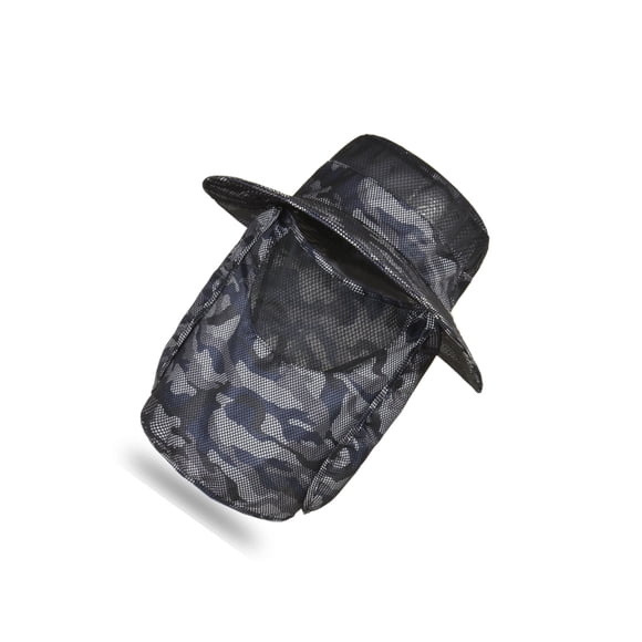 Wosthever Sombrero de cubo para hombre, portátil, transpirable, plegable, elegante, ajustable, a prueba de viento, a prueba de sol, para acampar al aire Ropa Deportiva, Zapatos cian Wosthever OD031788-01B