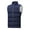 Dark Blue, variant on Unisex Heated Vest 8 Heating Zone Quilted Jacket Lightweight Winter Warm USB Electric Waistcoat for Work Fishing Golf Black 12(XXL)