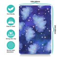 thumbnail image 5 of Dog Food Mat for Pet Dog Food Mat, Dog Mat for Food and Water, Pet Dog Cat Bowl Mat, Anti-Slip Reusable Feeding Mat with Starry Sky,16inx24in, 5 of 7