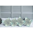 thumbnail image 2 of Ambesonne East Throw Pillow Cover 4 Pack, Chinese Bonsai Roots, 16", Indigo Cream Pale Blue, 2 of 5