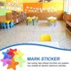 thumbnail image 4 of 30pcs Color Carpet Mark Sticker Star Children's Game Education Puzzle Mark Sticker, 4 of 4