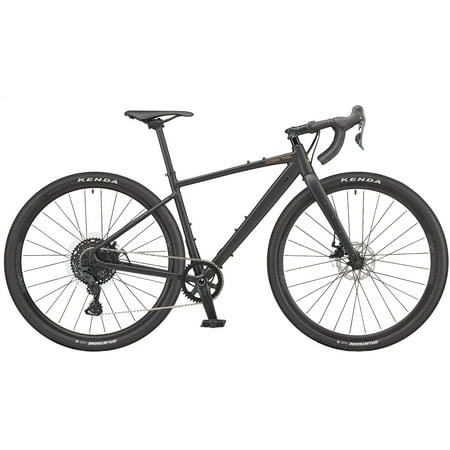 Ozark Trail G.2 Rebel Drop Bar Gravel Bike, 700C Wheels, Medium Frame, Fits Riders 5'7" - 5'11", Black, Adult