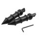 thumbnail image 1 of 2pzas 10mm Ojo Reposapiés Descansapiés para Moto FXCW FXS XL883N XL1200N Aleación Color Negro, 1 of 1