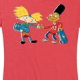 thumbnail image 3 of Hey Arnold! - Arnold and Gerald Skateboard - Women's Short Sleeve Graphic T-Shirt, 3 of 5
