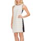thumbnail image 1 of Vestido de Vaina con rayas y flecos Vince Camuto para mujer blanco 6, 1 of 1