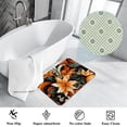 thumbnail image 3 of Tangerine Non-Slip Polyester Door Rugs, Kitchen Rug, Chair Mat - Machine Washable Area Floor Carpet, 3 of 6
