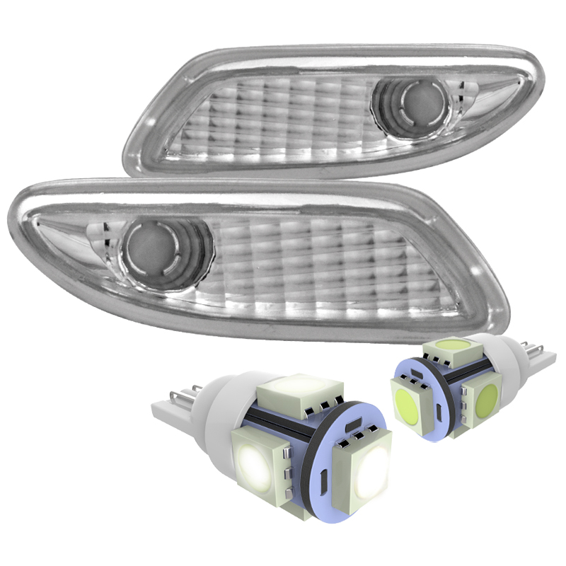 SpecD Tuning for Mercedes Benz W203 C230 C320 Clear Side Marker Bumper