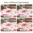 thumbnail image 7 of ODIKA 9'x12' Washable Area Rug Pencil Vintage Pink Sweetness Motif Academic School Classroom for Master Suite, California King, Under Bed, Non-Shedding, Easy Care, 7 of 7
