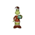thumbnail image 2 of Gemmy SS113003G Giant Grinch with Ornament Airblown, 2 of 6