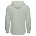 thumbnail image 4 of Havenx Cotton Linen Hoodies for Men Button Down Long Sleeves Hooded Shirts with Pockets Hoodie Trendy Summer Beach Vacation Casual Top,Mint Green M, 4 of 7