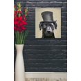 thumbnail image 3 of Epic Graffiti 'Black Labrador, Formal Hound and Hat' by Fab Funky, Canvas Wall Art, 20"x24", 3 of 3
