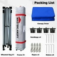 thumbnail image 6 of MASTERCANOPY 6.6' x 6.6' Easy Pop-up Canopy Tent with Vent Outdoor Shade Shelter, Blue, 6 of 6