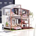thumbnail image 3 of Villa en miniatura Dollhouse Spilay DIY con muebles, LED 1:24, 3 of 7