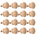 thumbnail image 4 of 16pcs Kitchen Cabinet Knob Wooden Drawer Knobs Dressing Table Pulls Knob, 4 of 7