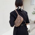 thumbnail image 4 of Bolso pequeño informal de nailon para mujer bolsa de hombro con Ehuebsd estampado de leopardo Retro a cuadros a la moda para uso diario, 4 of 8