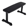 thumbnail image 2 of Banco de pesas para prensa, banco plano profesional de alta resistencia, banco de ejercicios para gimnasio en casa, ejercicio, levantamiento de pesas, Negro, 2 of 8